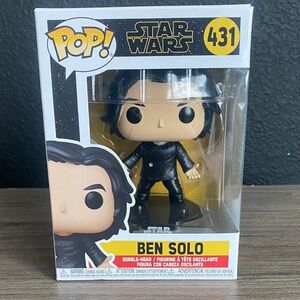 Pop Star Wars Ben Solo Figure in Black